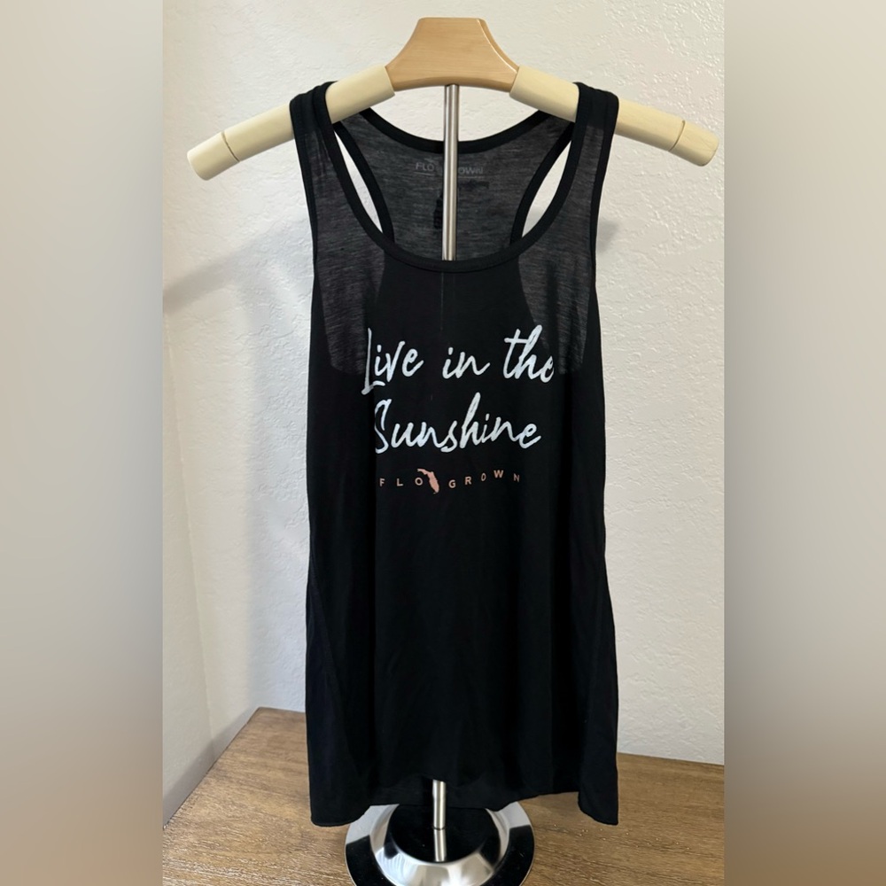 5 for $20 Deal- Flo Grown Live in the Sunshine Tank Top- Size Small